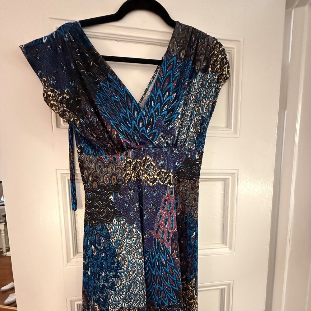 Matrushka Construction Peacock Dress Medium